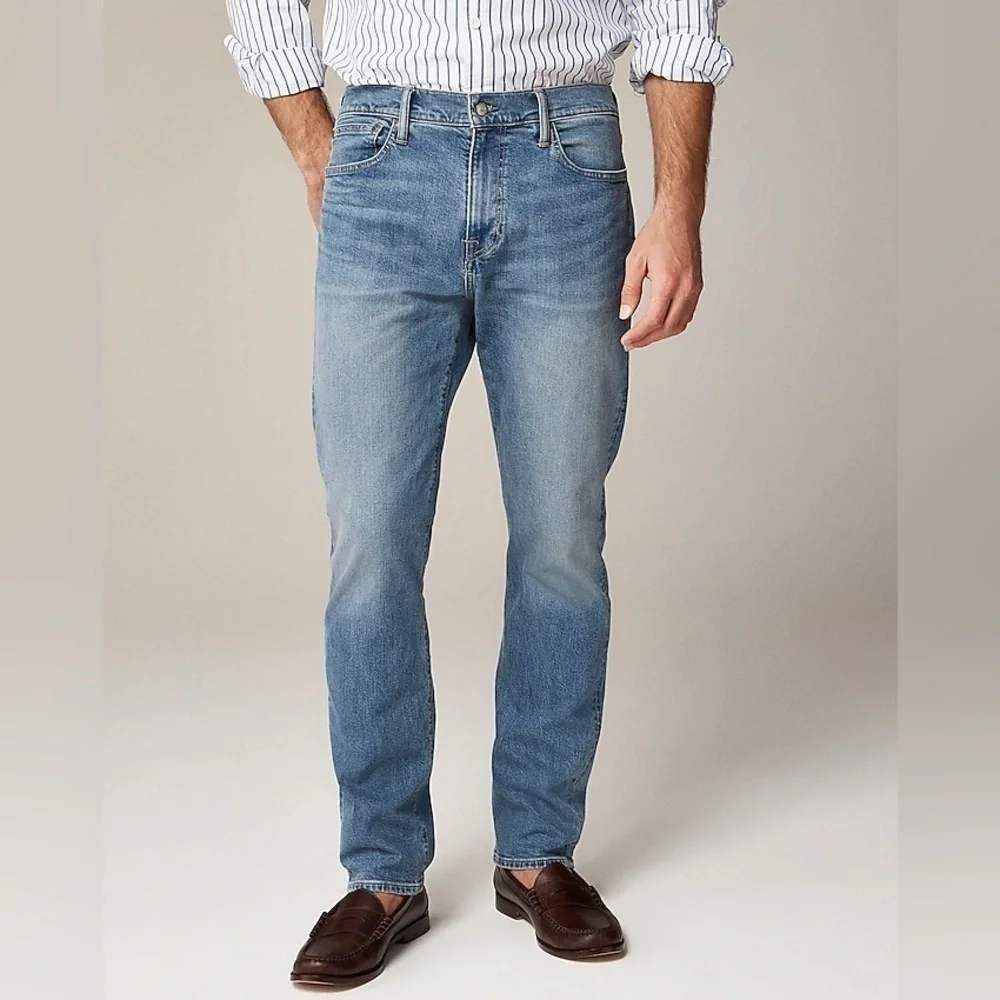 J Crew 770™ Straight-fit stretch jean in three-year wash AW296